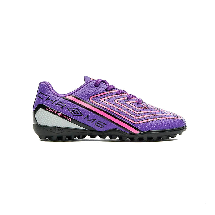 U07FB00203-020 Umbro Calzados Society Niños Futbol Chrome Jr Electric Purple/Blanco/Rosa