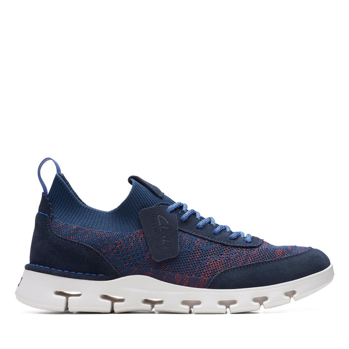 Clarks Casual Masculino Nature X Go Navy Combi