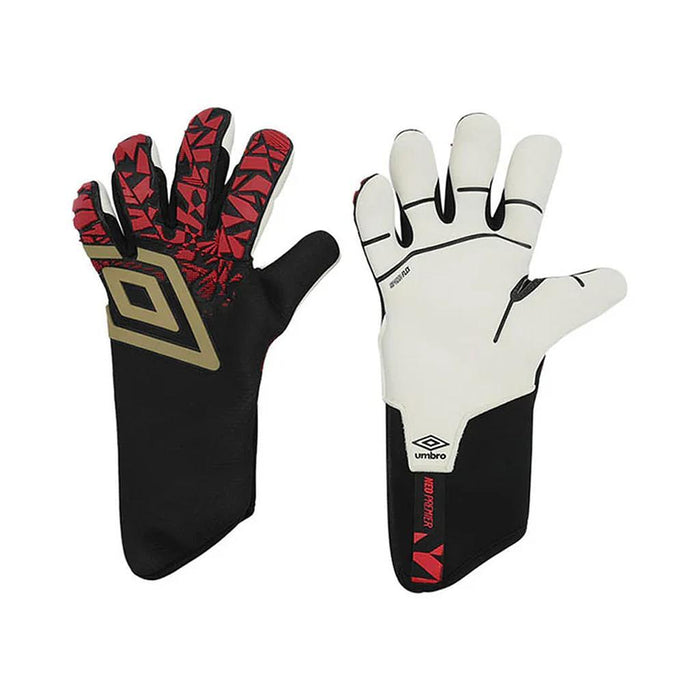 Umbro Guantes Masculino Futbol Neo Premier Glove Black/Gold/Fire Whirl