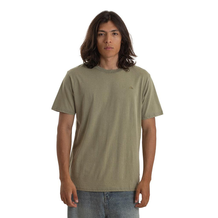 Quiksilver Remeras Masculino Moda Basic Tee Green