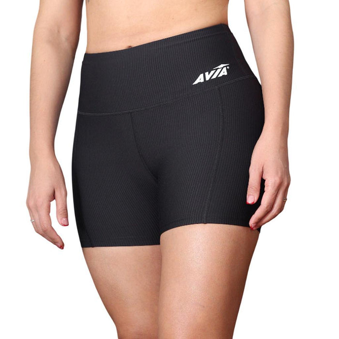 Avia Shorts Femenino Running Madrid Black