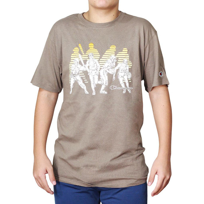 Champion Remeras Masculino Moda Classic Graphic Tee Soft Suede