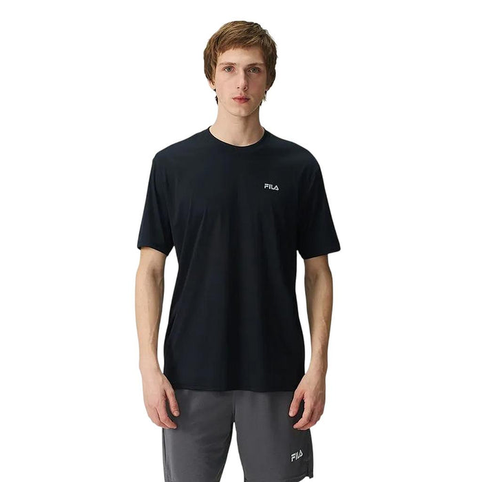 Fila Remeras Masculino Training Basic Sports Black/Silver