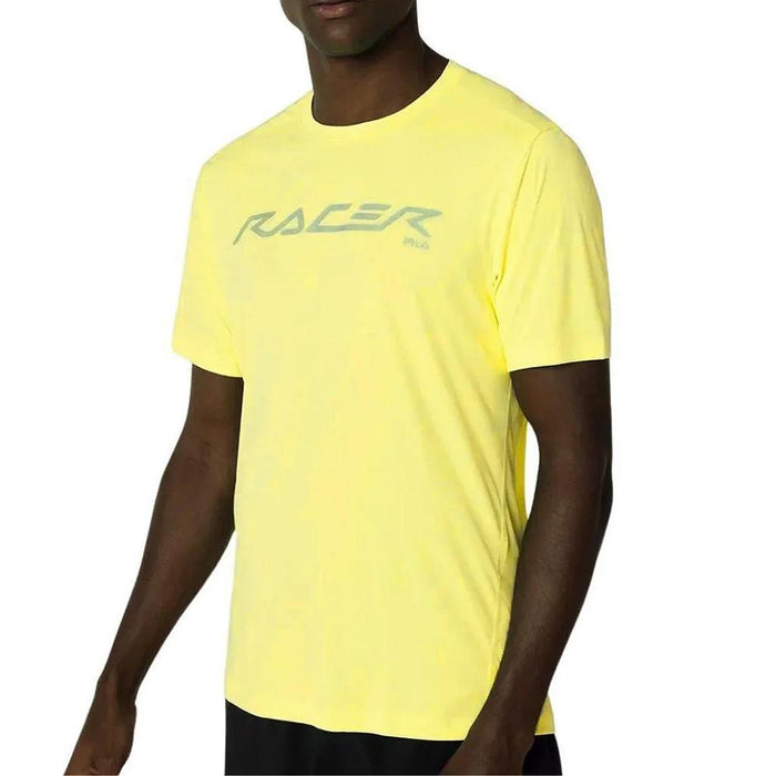 F11R00232-1585 FILA PRENDAS REMERAS MASCULINO RUNNING REFLECTIVE CORE RUN PASTEL YELLOW
