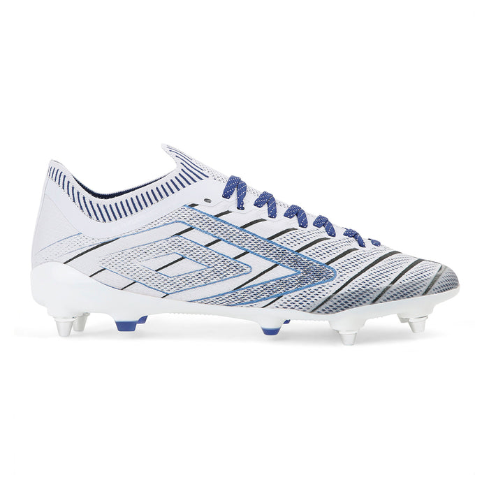 81928U-MDX Umbro Calzados Campo Masculino Futbol Velocita Elixir Pro Sg Blanco/Preto/Azul