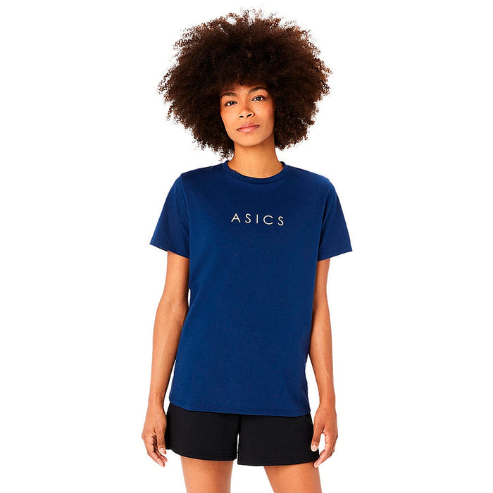 Asics Remeras Femenino Training Training Core Asics Graphic Tee Blue Expanse