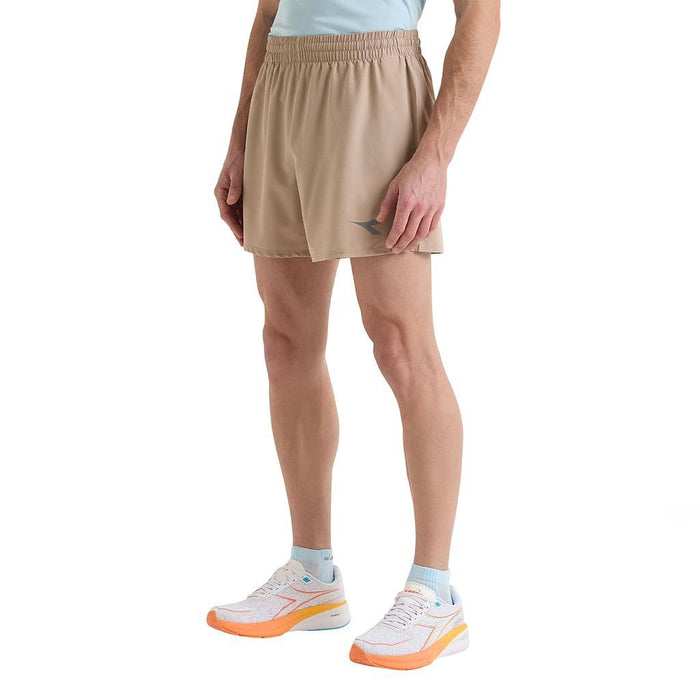 Diadora Shorts Masculino Running Run 5 Humus