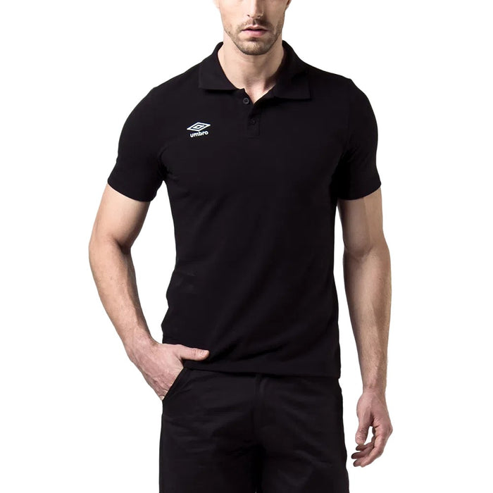 Umbro Masculino Polo T-Shirt FS Classic Negro