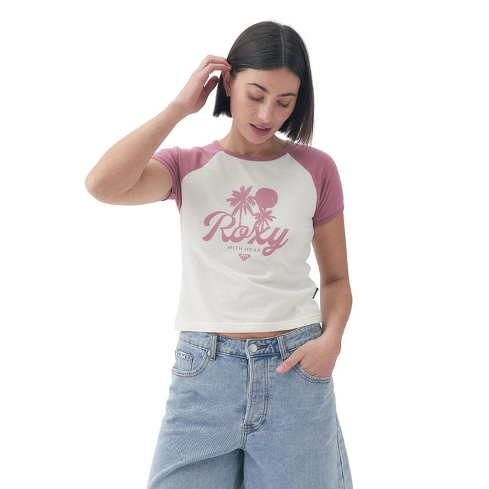 Roxy Remeras Femenino Moda Oceanwave Regular Rosa
