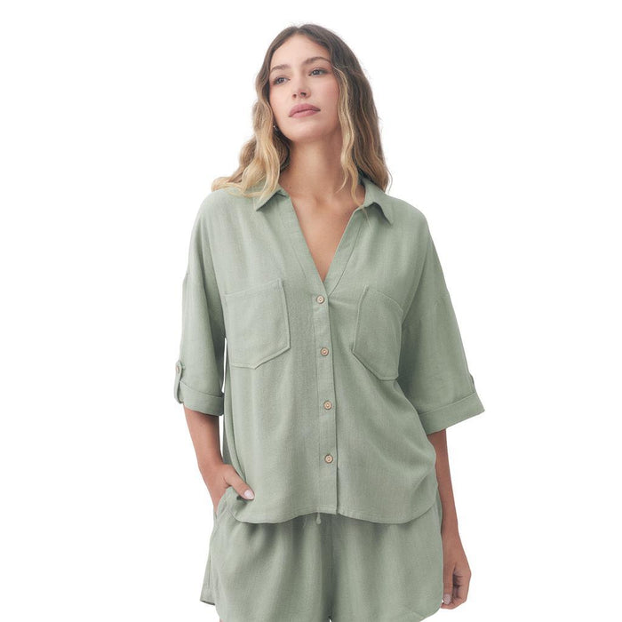 Roxy Camisas Femenino Moda Caracas Green