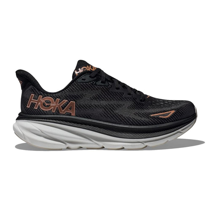 Hoka Running Femenino Clifton 9 Black/Rose Gold