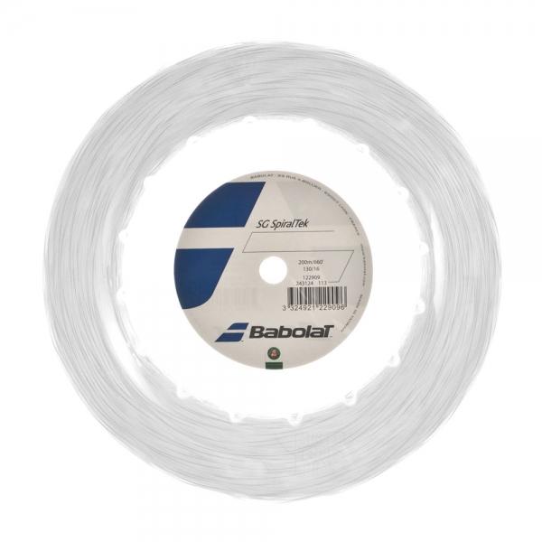 Babolat Tenis Cuerdas SG SpiralTek 200M Blanco
