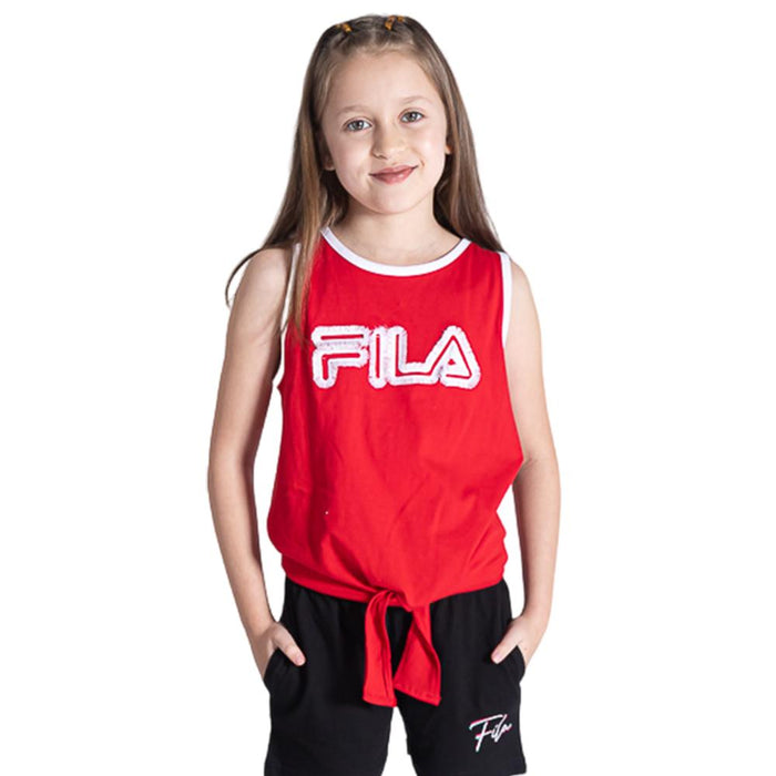 Fila Camisillas Niños Gretta T Shirts Fila Red/White