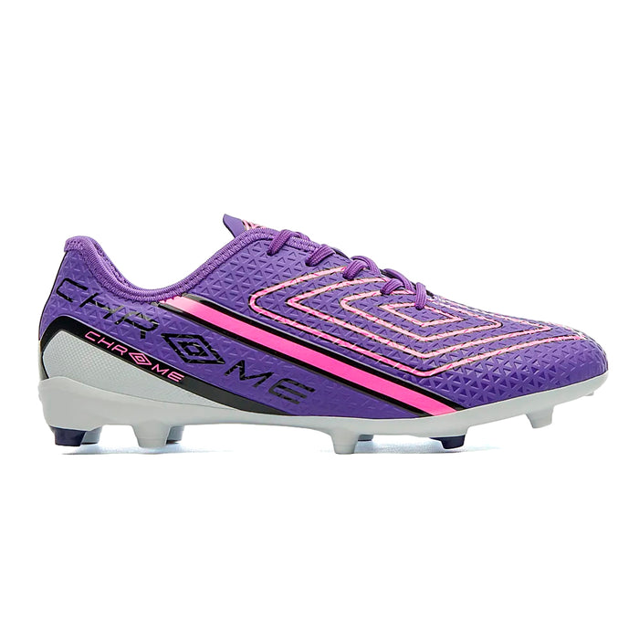Umbro Campo Masculino Futbol Chrome Electric Purple/Blanco/Rosa