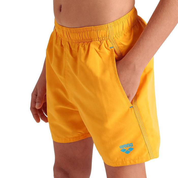 006447-380 Arena Short de Baño Niños Natacion Beach Boxer Solid R Parrot/Turquoise