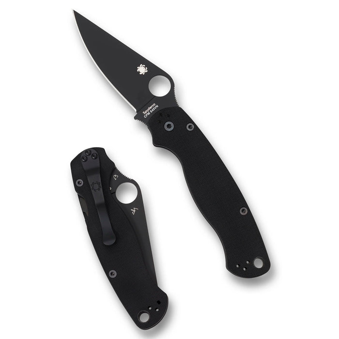 Cuchillo SPYDERCO Para Military 2 Black Blade