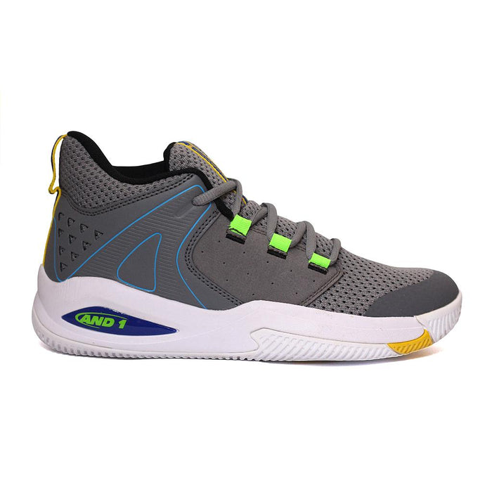 AD90104M-NHX AND1 CALZADOS DEPORTIVOS MASCULINO BASQUET TAKE OFF 3.0 MED GREY/WHITE TRIM/BLACK TRIM
