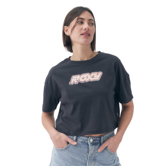 Roxy Remeras Femenino Moda Baby One More Time Negro