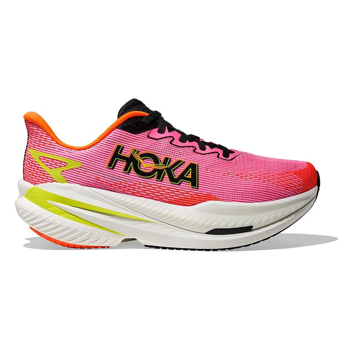 Hoka Deportivos Femenino Running Mach X 3 Neonrose/Neontangerine