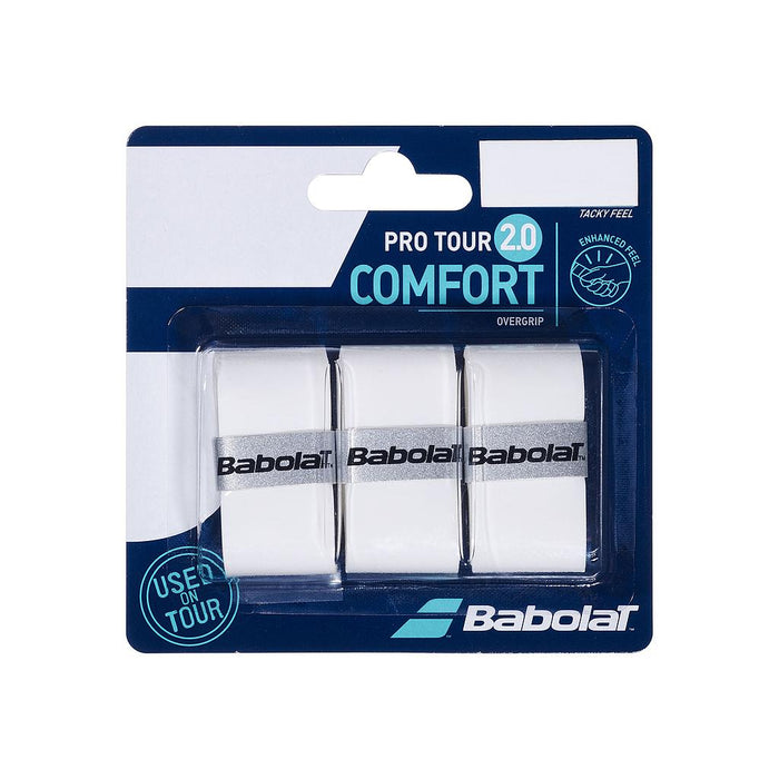 Babolat Overgrips Tenis Pro Tour 2.0 X3 Blanco