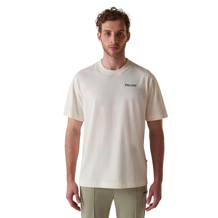 F11L01692-3538 FILA PRENDAS REMERAS MASCULINO MODA OVER 1911 UNION OFF WHITE GARDENIA