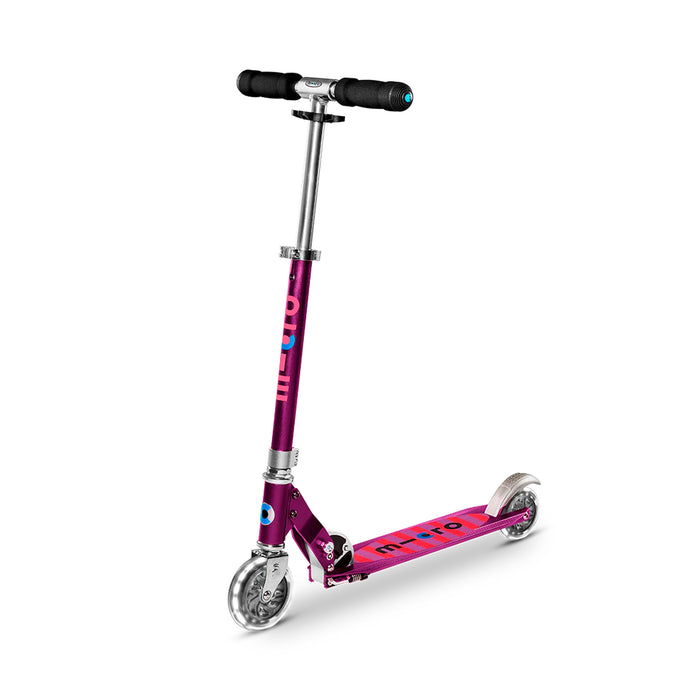 SCOOTER Micro Sprite Purple Stripe LED