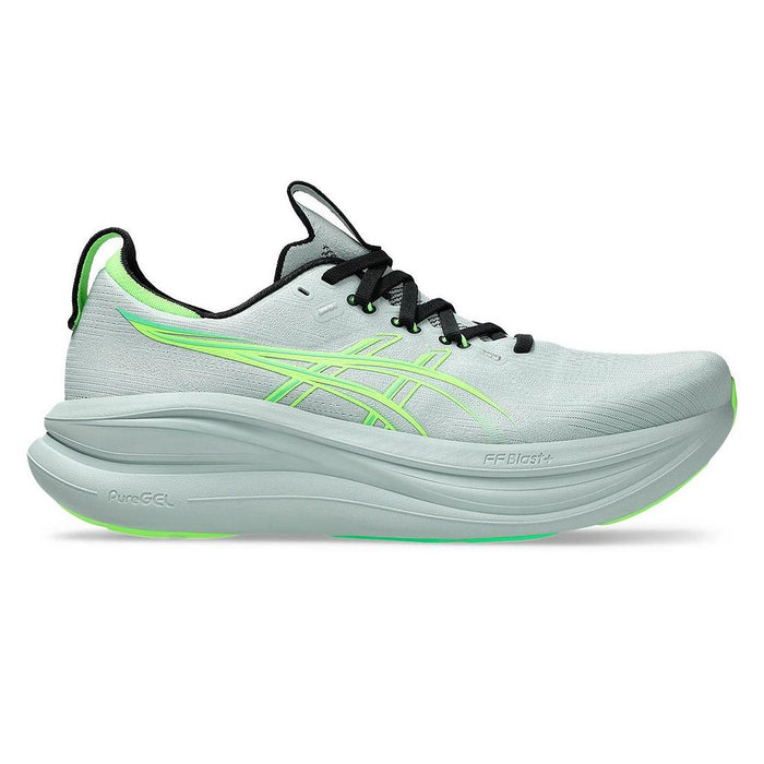 Asics Deportivos Masculino Running Gel Nimbus 28 Cold Moss/Illuminate Green