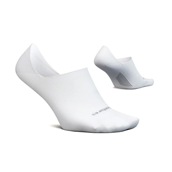 E7511582 Feetures Medias Unisex Running Elite Invisible White