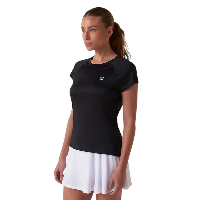 Fila Remeras Femenino Tenis Tennis Basic Black/Red