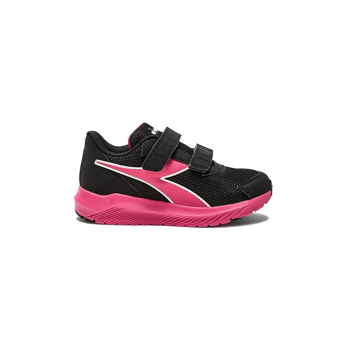 101.180237-D1064 DIADORA CALZADOS DEPORTIVOS NIÑOS RUNNING FALCON 4 JR V BLACK/RASPBERRY SORBET