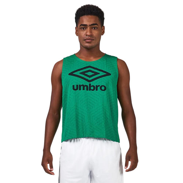 Umbro Chalecos Masculino Futbol Vest Twr Start Diamond Verde/Negro