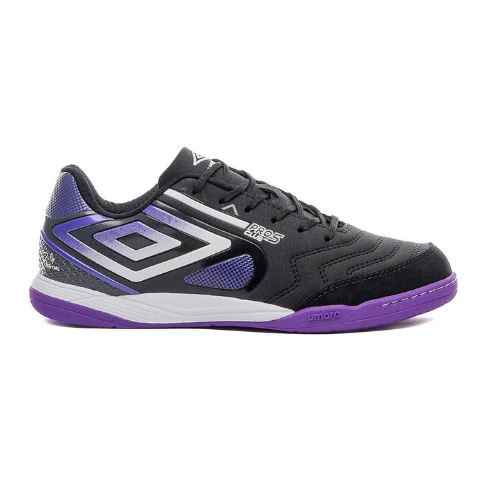 Umbro Indoor Unisex Futbol Pro 5 Bump Club Black/Electric Purple/Furtacor