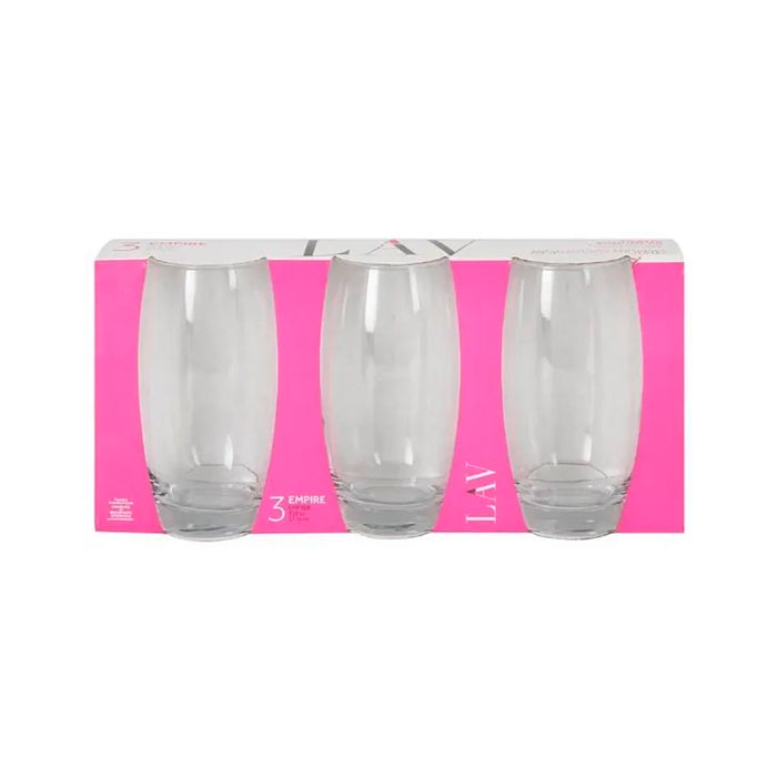 8692952095153 LAV VASO EMPIRE TRAGO LARGO 510 CC SET X3