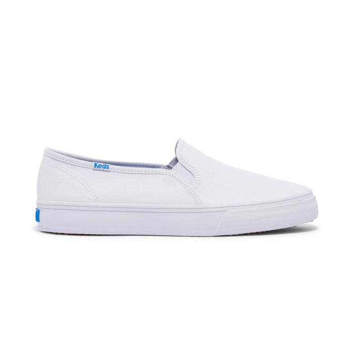 Keds Alpargatas Femenino Moda Double Decker Canvas White