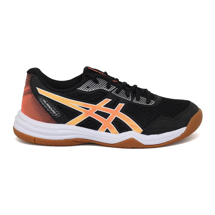 Asics Deportivos Femenino Voley Gel Rebound 2 Black/Vivid Coral