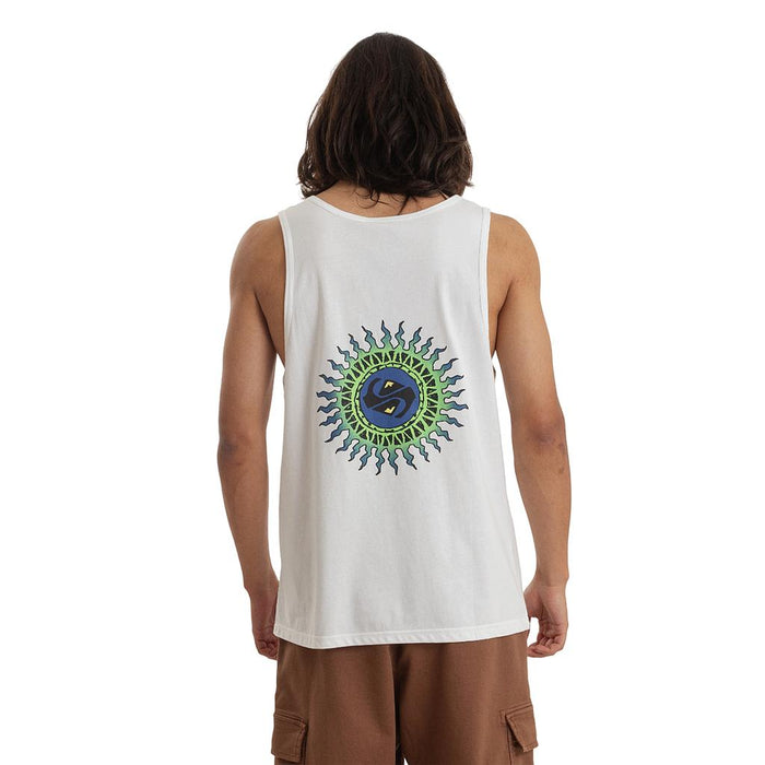 Quiksilver Musculosas Masculino Moda Beach Blast Tnk Blanco