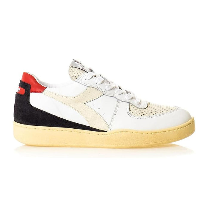 Diadora Lifestyle Unisex Moda Mi Basket Low Punched Italia White