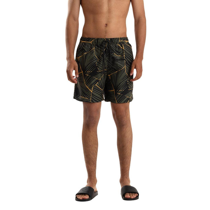 Quiksilver Shorts de Baño Masculino Moda Volley Nat Geo