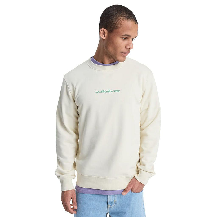 Quiksilver Sueters Masculino Moda Graphic Crew Bone