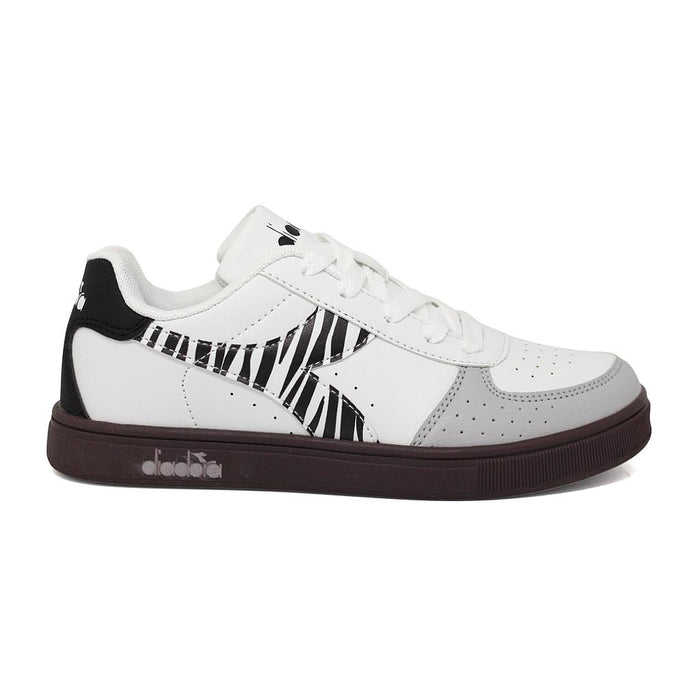 Diadora Lifestyle Femenino Moda Helio II White/Animal Print