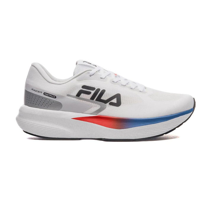 Fila Deportivos Masculino Running Racer Fastpace White/Flame Scarlet/Federal Blue