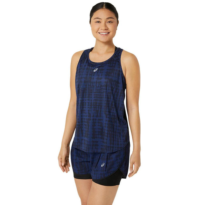 Asics Musculosas Femenino Running Road All Over Print Tank Midnight
