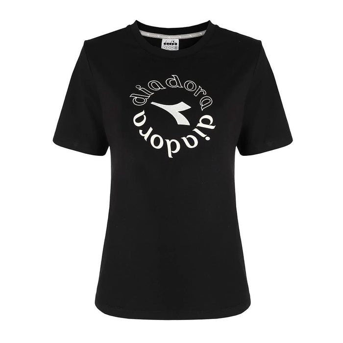 102.182263-80013 DIADORA PRENDAS REMERAS FEMENINO MODA L.T- SHIRT SS ESS. SPORTS I BLACK