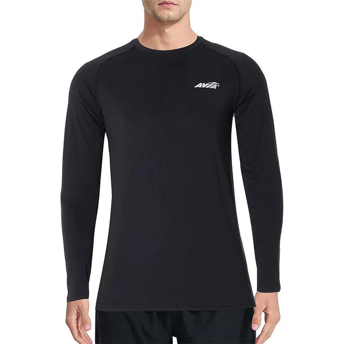 Avia Remeras Mangas Largas Masculino Running Cincinnati Black
