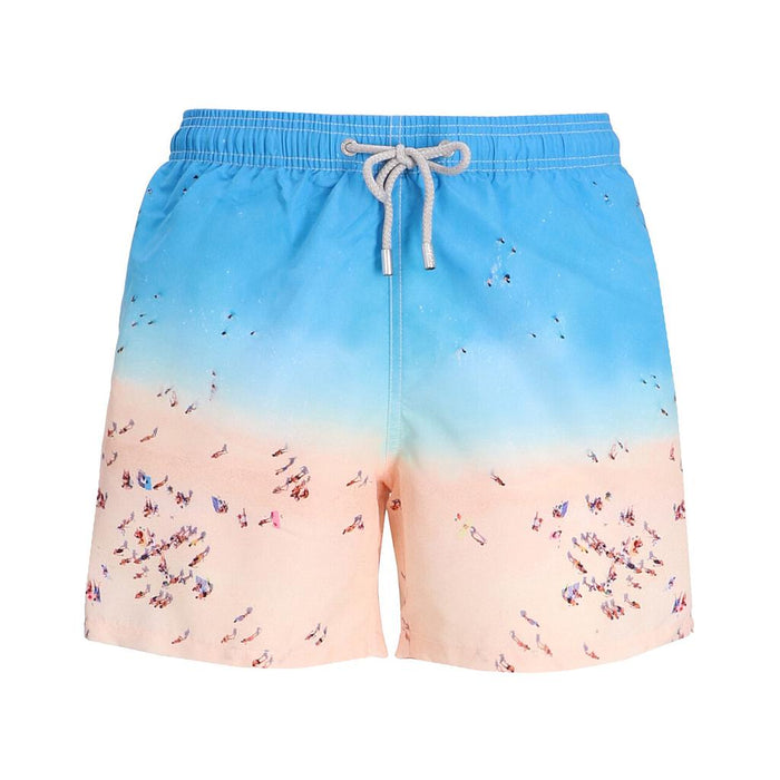 GUS0009-05412H MC2 PRENDAS SHORTS MASCULINO MODA GUSTAVIA PLACED PRINT ON THE BEACH