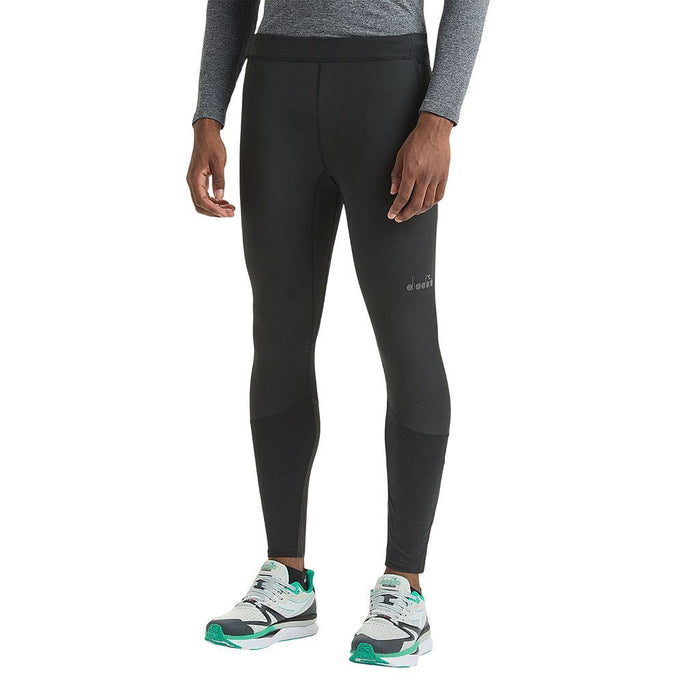 Diadora Calzas Masculino Running Run Tights Winter Protection Black