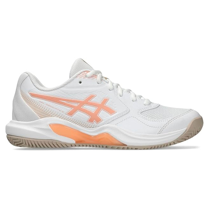 1042A314.100 Asics Calzados Deportivos Femenino Tenis Gel-Dedicate 9 Clay White/Cantaloupe