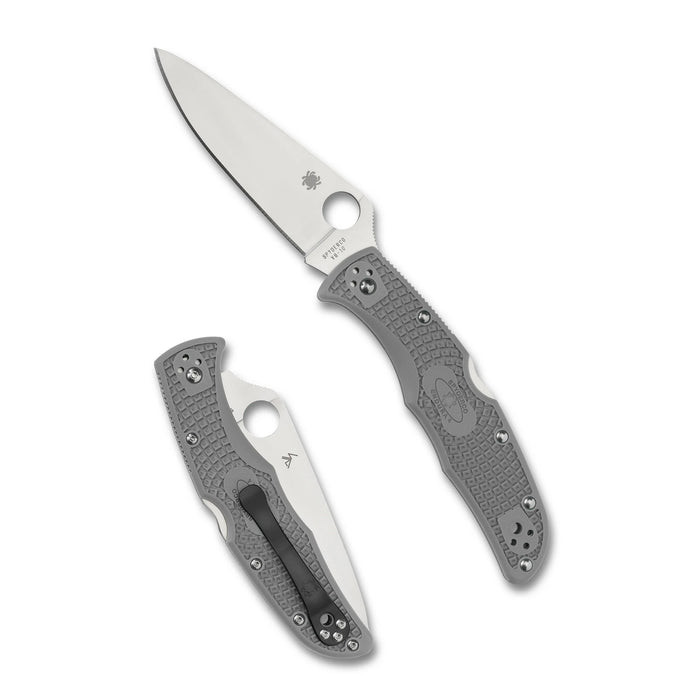 Cuchillo SPYDERCO Endura 4 Lightweight Gray Flat Ground