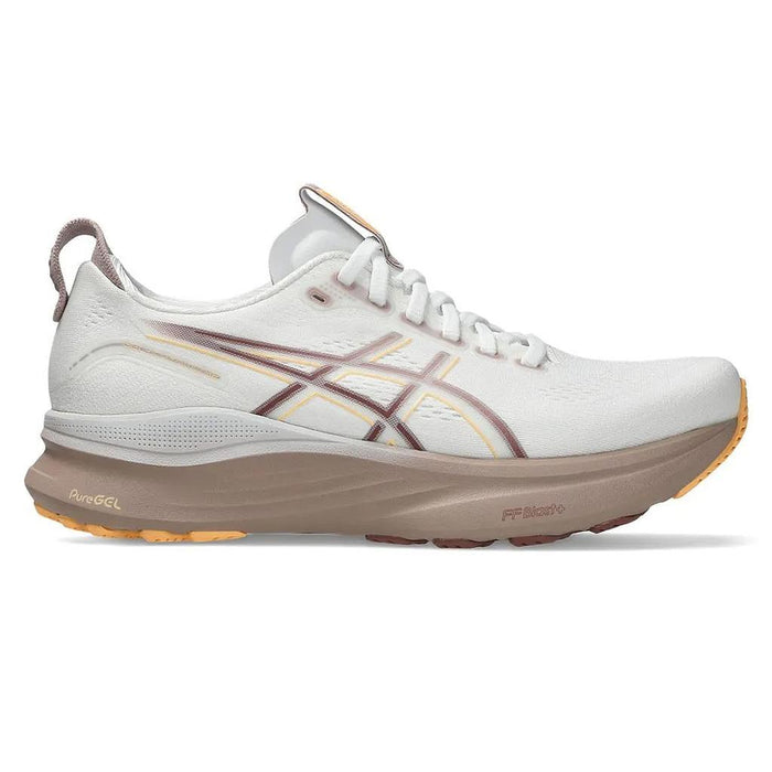 Asics Deportivos Femenino Running Gel Kayano 32 White/Orange Glow
