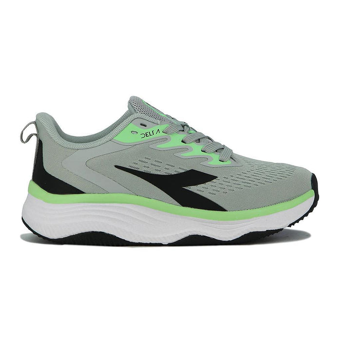 Diadora Deportivos Masculino Running Delta-M-40105 Lt Grey/Lime